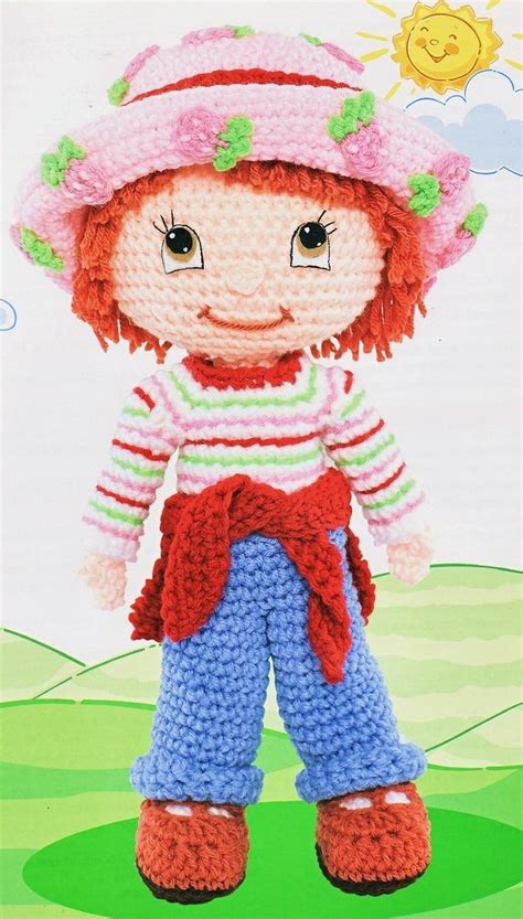 Strawberry Shortcake Crochet Doll