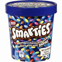 Strawberry Smarties Ice Cream