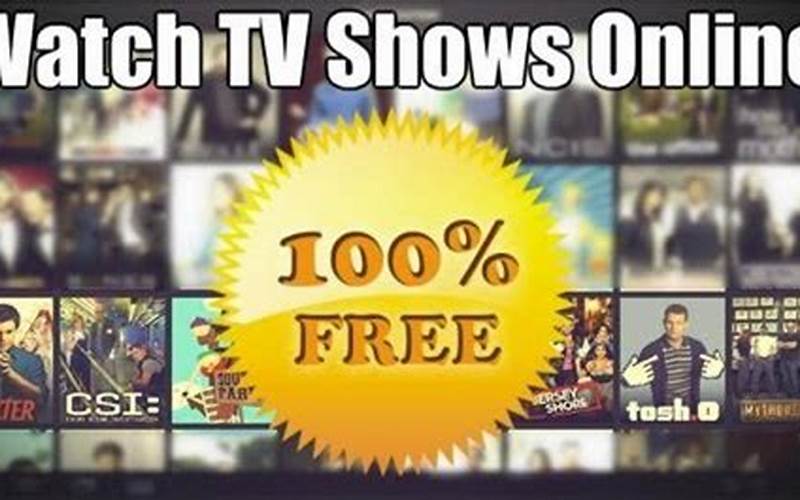 Stream Tv Shows Online Free