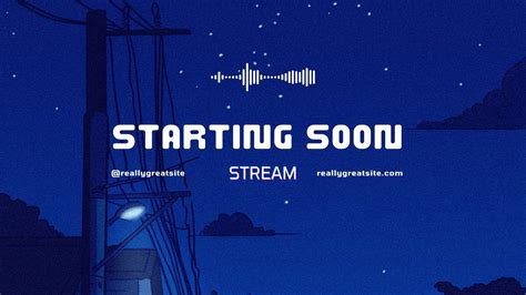 Stream Starting Soon Animated Template