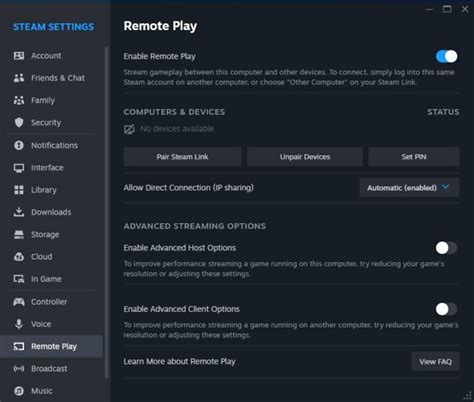 Stream Steam Games Over the Internet