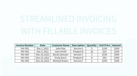 Streamlined Invoicing and Billing