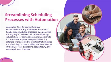 Streamlining Scheduling Processes