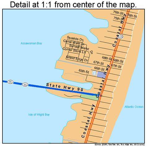 Street Map Of Ocean City Md