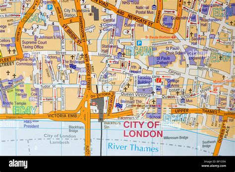 City of London map London city map (England)