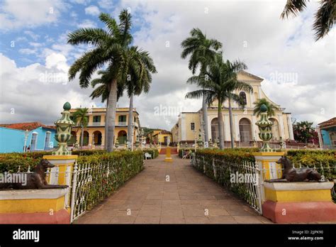 Streets of colonial town