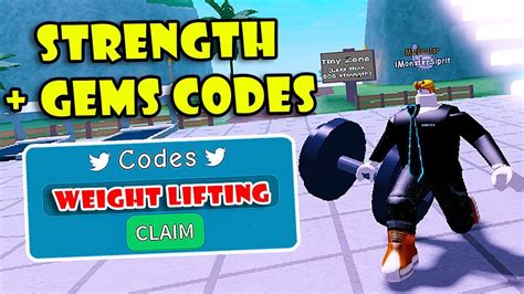 Strength Code & OP Strength Reached IN Roblox Weight Lifting 