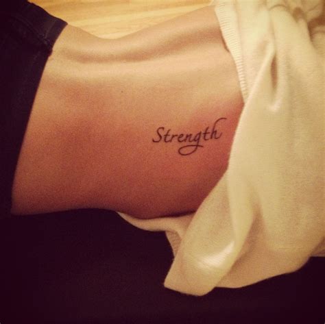 Strength Tattoos For Females