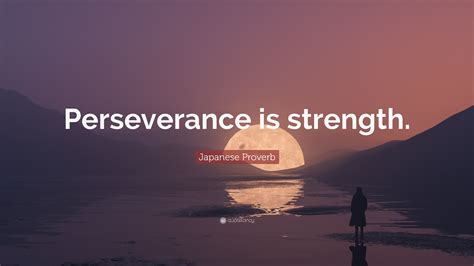 Strength of Perseverance