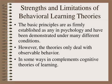 Strengths and Limitations of the Cognitive Behavioral Model