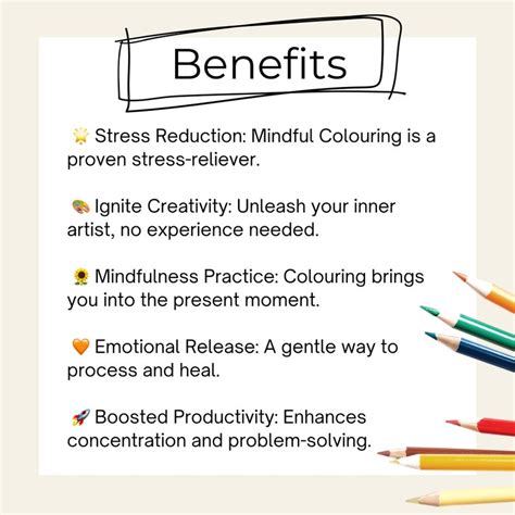 Stress Reduction and Mindfulness Through Coloring Image