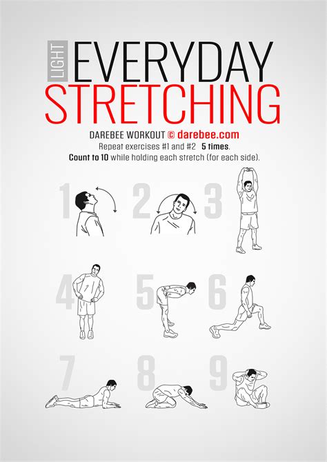 Stretch Exercises Before Walking