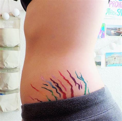 Stretch Marks Tattoo