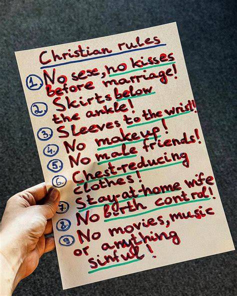 Strict Christian Rules