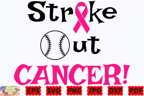 Strike Out Cancer and Make a Statement with Elegant SVG Designs!