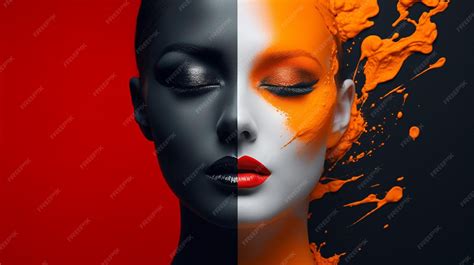Striking Visual Contrast Image