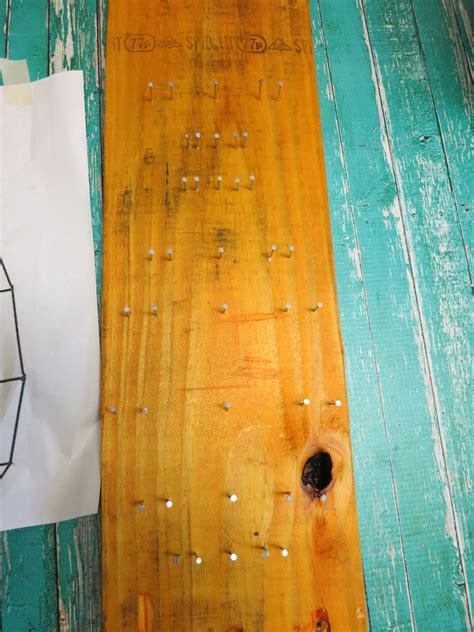 String Art On Pallet