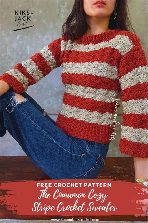 Stripe Crochet Sweater