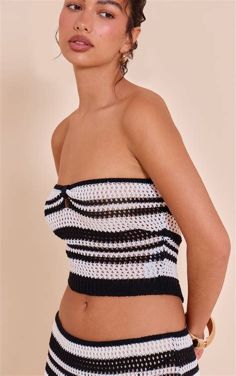 Stripe Crochet Top