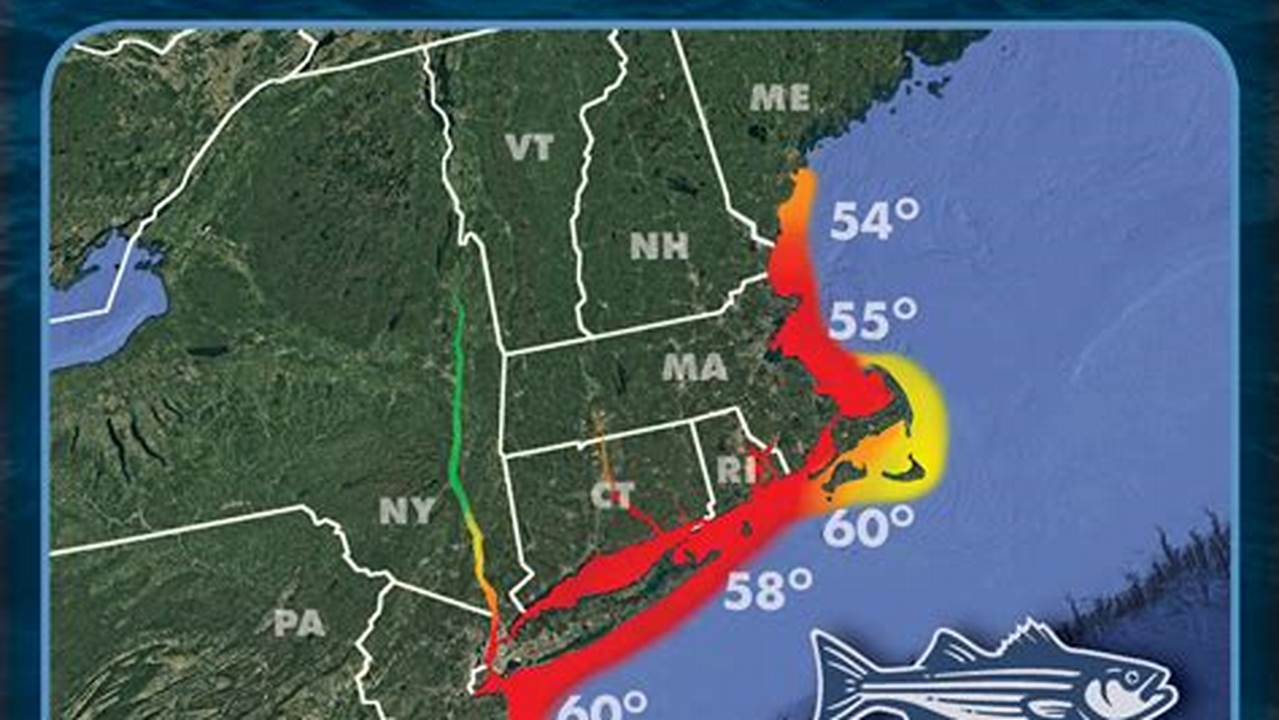 Stripers Migration Map 2025