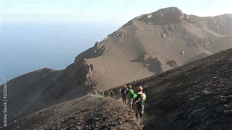 Stromboli descent