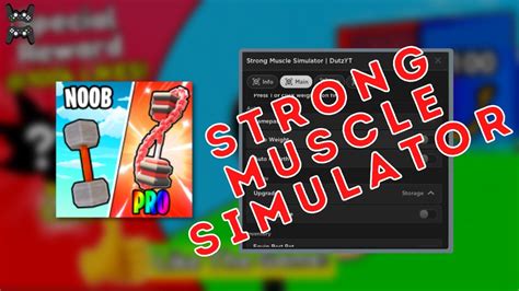 Strong Muscle Simulator Script Free Gamepasses Auto Unlock 