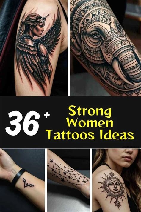 Strong Tattoo For Woman