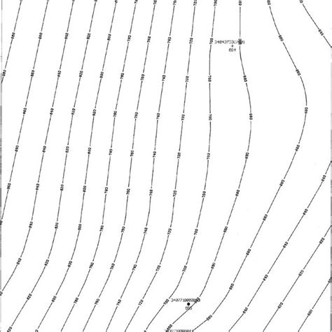 Structure map of the top of the Suban reservoir interval with warm