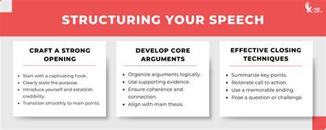 Structuring Your Speech
