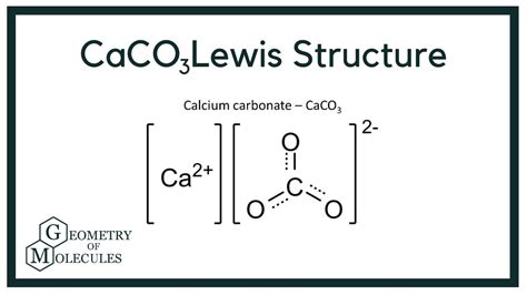 Struktur Lewis CaCO3