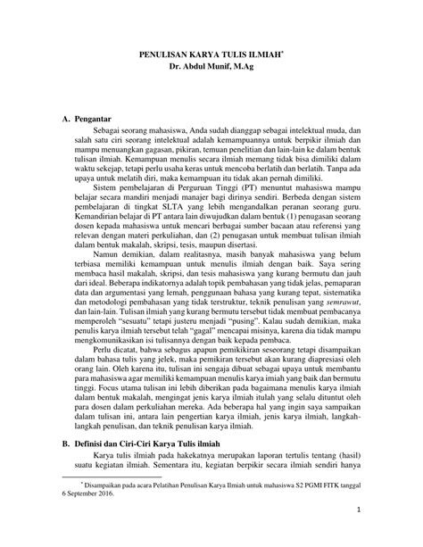 Struktur Teks Ilmiah