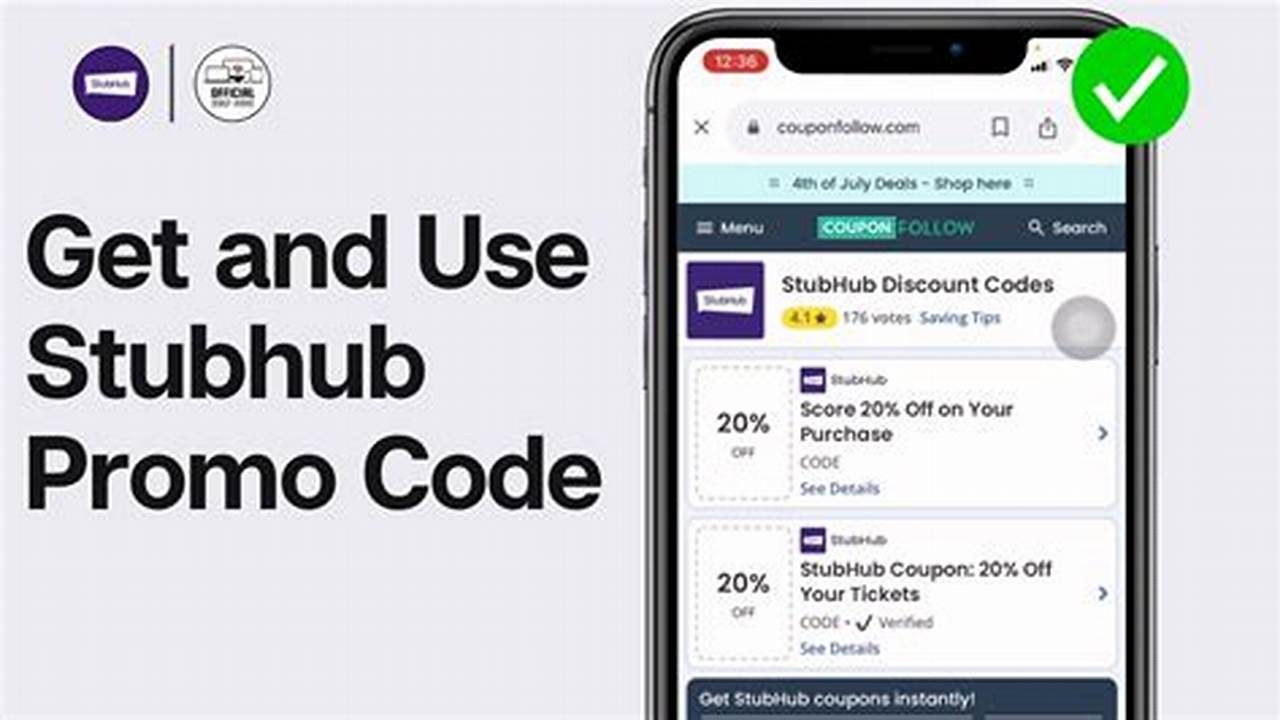 Stubhub Discount Code 2024