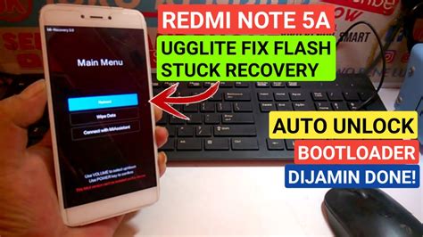 Stuck Recovery Redmi Note 5a Ugglite