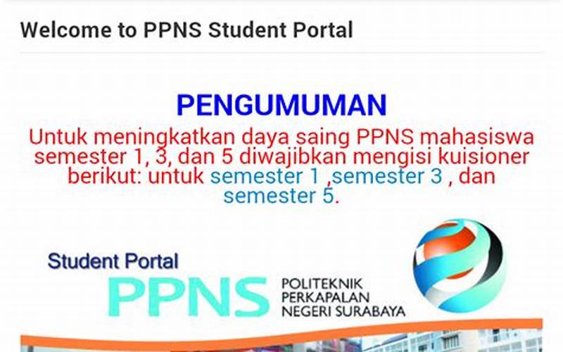 Student Portal Ppns