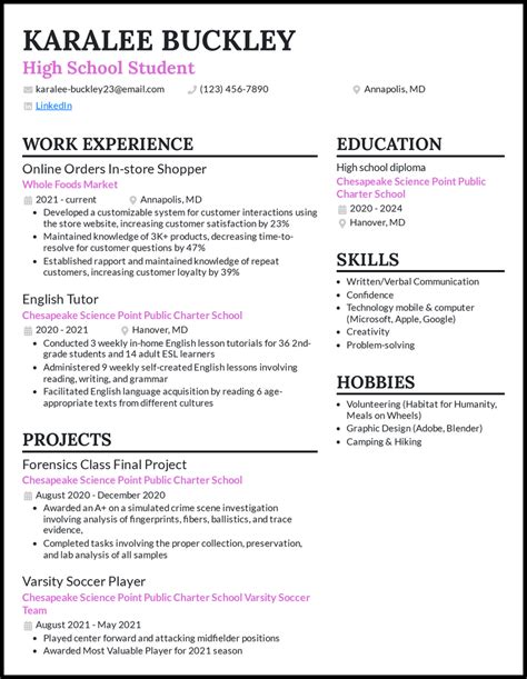 College Student Resume Examples Little Experience Your Blog Info