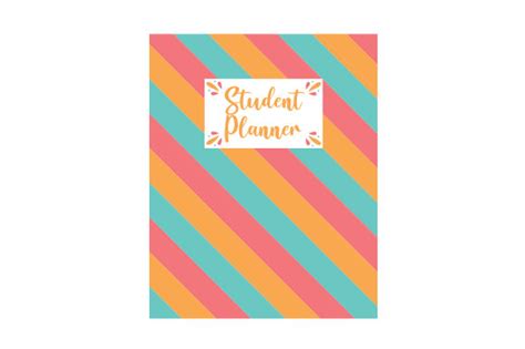 Download Student Planner Cover SVG File - SVG Design Silhouette