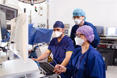 Student studying radiation therapy