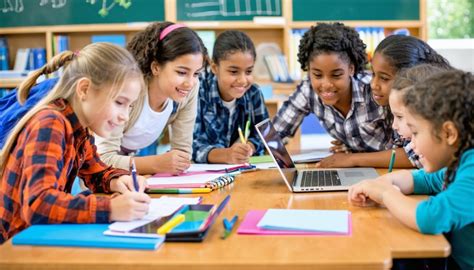 Students in a classroom