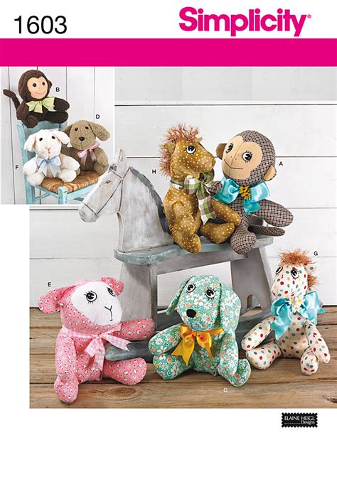 Stuffed Animal Patterns Simplicity