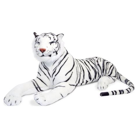 Bring Home a Wild Friend: Adorable and Realistic Stuffed White Tiger for Kids
