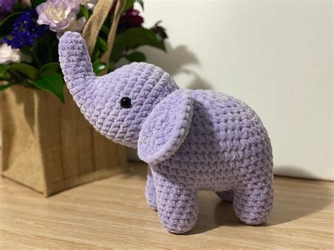 Stuffed Crochet Elephant