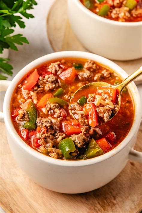 Stuffed Pepper Soup Recipe