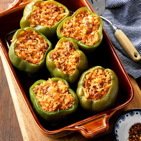 Stuffed Peppers With Rice Recipe
