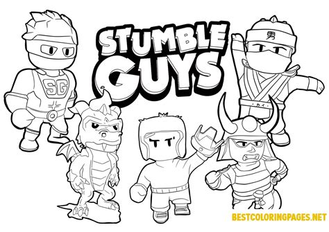 Stumble Guys Coloring Pages