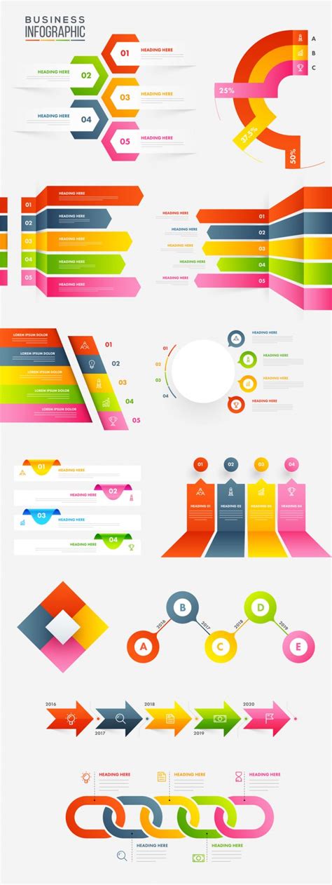 Stunning Adobe Illustrator Infographic Templates