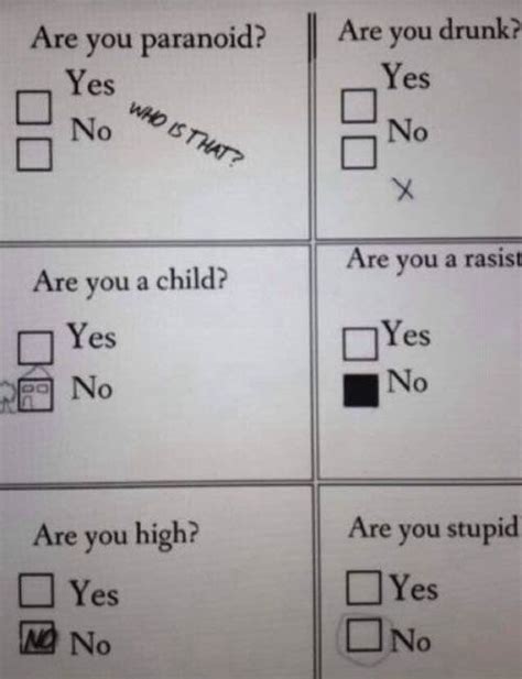 Stupid Multiple Choice Questions