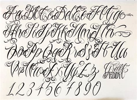 Style Of Tattoo Writing