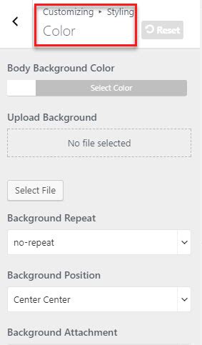 Styling Options and Customization