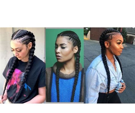 Styling Your Two Cornrow Braids