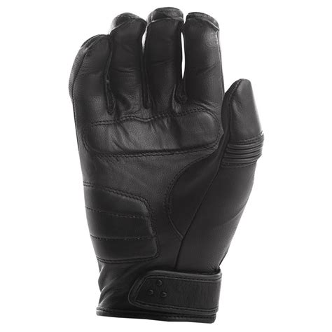 Fashion-forward Highway 21 Women's Black Ivy Leather Motorcycle Gloves
